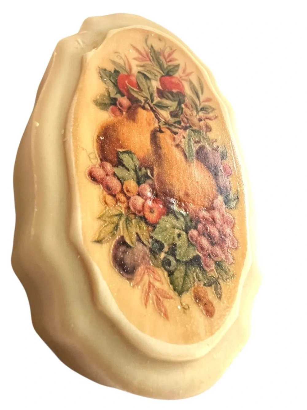 Avon “Nature Bountiful” Plate & Guest Soap Set – 22K, Enoch Wedgwood England